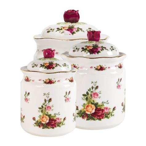 It's huge, nicely decorated, and located in an amazing spot just off the 16th street mall. Old Country Roses 3 Piece Kitchen Canister Set | Royal ...