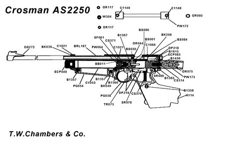 As2250 Crosman Airgun Spares Chambers Gunmakers