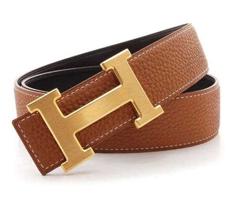 Hermes Men Belt Brown Leather And Gold H Budget Price 800 Ud