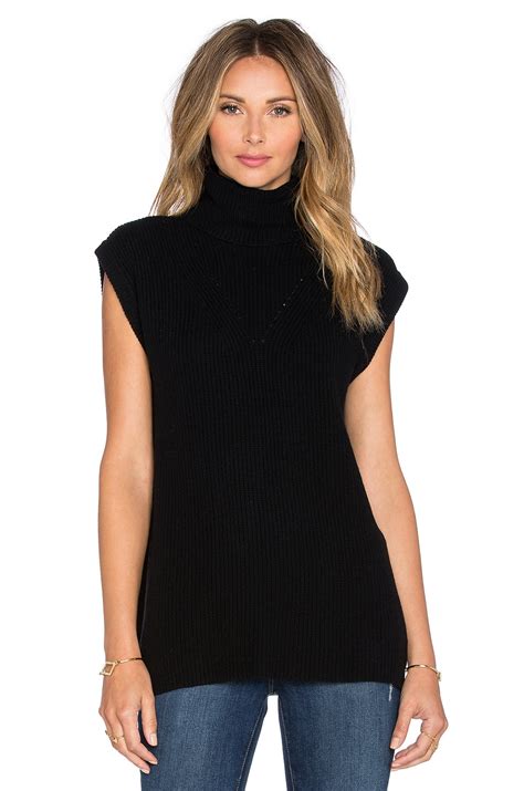 Fine Collection Turtleneck 스웨터 In Black Revolve