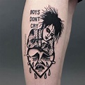Boys Don't Cry by @craventattooer in Sheffield United Kingdom. # ...