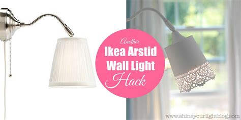 The moonlighting lamp is a glorified nightlight that changes brightness based on proximity. (Another) Ikea Arstid Wall Light Hack! (With images) | Ikea lamp shade, Wall lights, Shine your ...