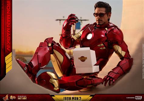 Figure Iron Man Mark 4 Iron Man 2 Movie Masterpiece Diecast 16
