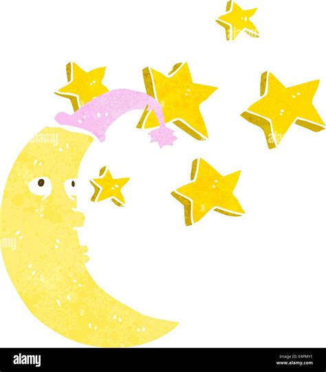 Sleepy Moon Cartoon Stock Vector Image And Art Alamy