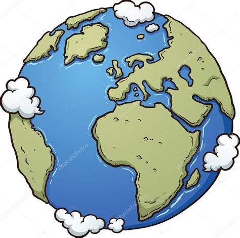 Cartoon Earth — Stock Vector © Memoangeles 26054269 Cartoon