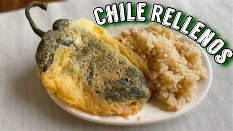 How To Make Chile Rellenos Con Queso YouTube