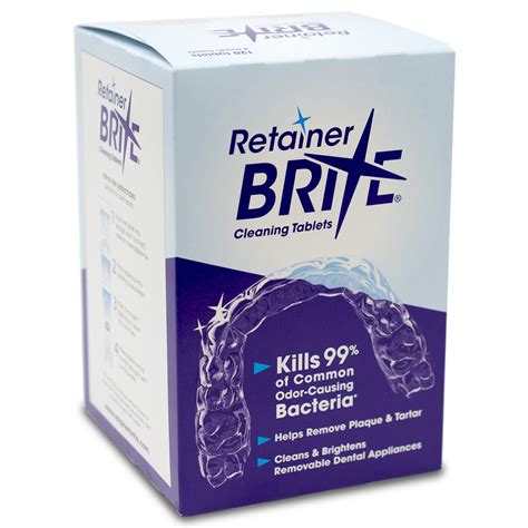 Retainer Brite 4 Pack 1 Year Supply 384 Tablets Free 2 Day