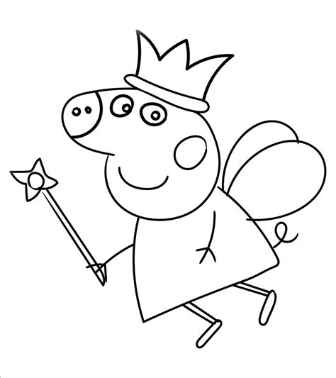 Peppa is a loveable but slightly bossy little pig and lives with mummy pig, daddy pig, and her little brother george. Cartoon Coloring Pages - MomJunction