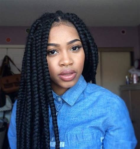 21 Best Jumbo Box Braids Hairstyles Page 2 Of 2 Stayglam