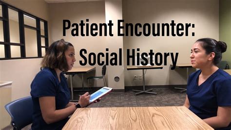 Patient Encounter Social History Youtube