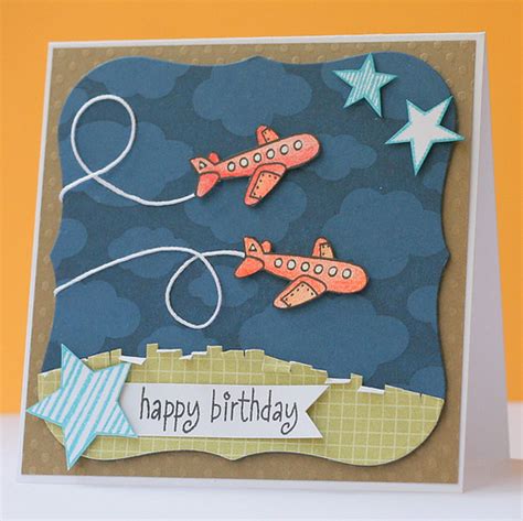 Printing is quick & simple :) plus we have the best birthday card message suggestions for every card! Airplane Happy Birthday Card | I created this card for Hero … | Flickr