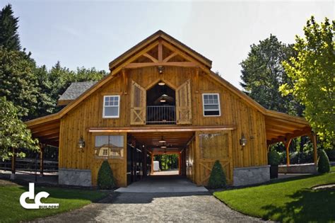 Unique Barn Home With Beautiful Design Log Homes Lifestyle