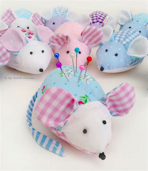 Cute Mouse Pin Cushion Easy Sewing Pattern Independent Design Full