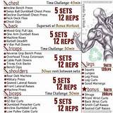 Images of Workout Routine Bodybuilding