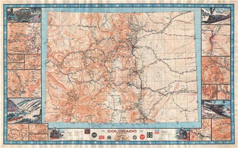 Colorado Railroads Geographicus Rare Antique Maps