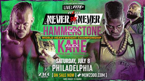 Final Card For Tonights Mlw Never Say Never Ppv And Fusion Tapings In Philadelphia