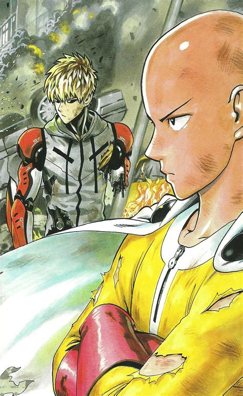 One Punch Man Artwork Saitama Genos By Corphish2 On Deviantart