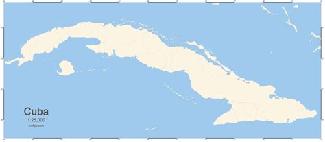 Mapas De Cuba En Varios Formatos Para Descargar