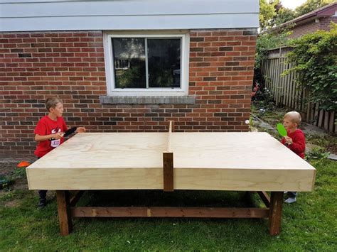 15 Homemade Diy Ping Pong Table Plans Free
