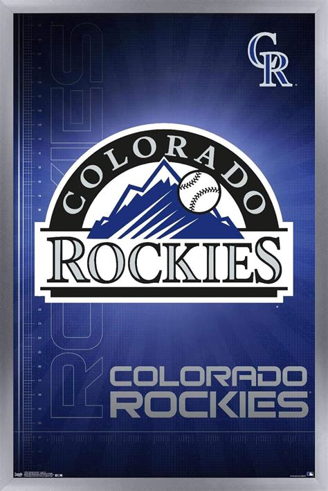 Trends International Colorado Rockies Logo Wall Poster 24