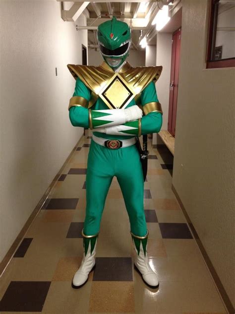 Green Ranger Cosplay Costume Mighty Morphin Power Rangers Tommy Oliver