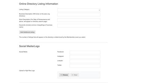 What Your Chamber Of Commerce Membership Form Needs To Include