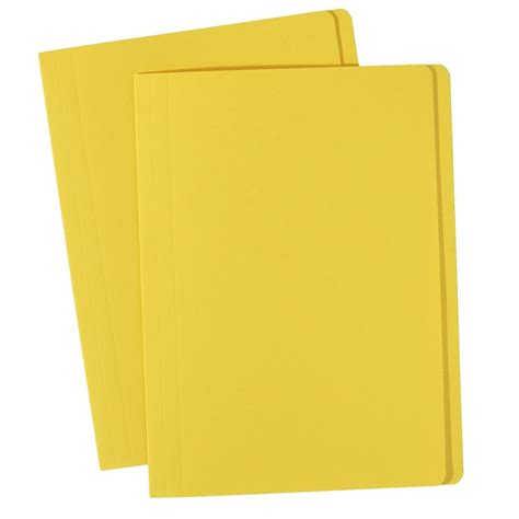 Avery 88242 Yellow Manilla Folders Foolscap Pack 20 Mega Office
