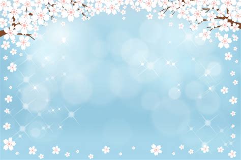 Premium Vector Summer Nature Background With Cute White