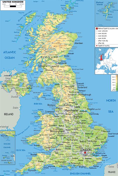 Political Map Of United Kingdom