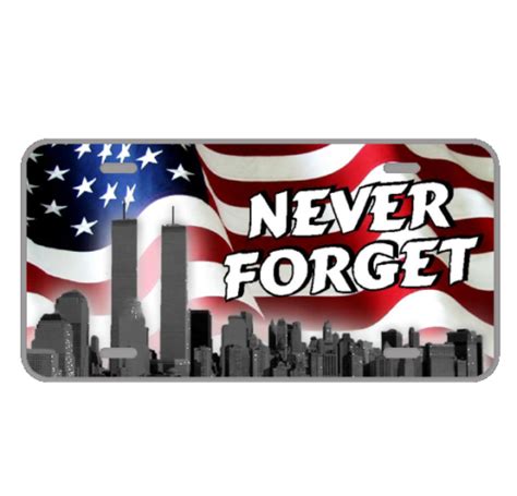 Custom Personalized Novelty License Platecartruck 911 Twin Towers