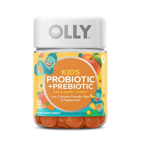 Olly Kids Probiotic Prebiotic Digestive And Immune Support 30 Ct