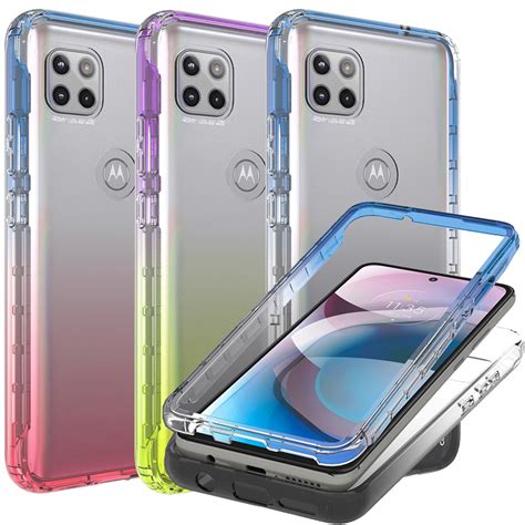 For Motorola Moto G 5g One 5g Ace Phone Case Clear Full Body Gradient