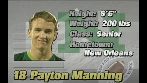 Peyton Manning In High School Isidore Newman Vs Episcopal 1993 Youtube