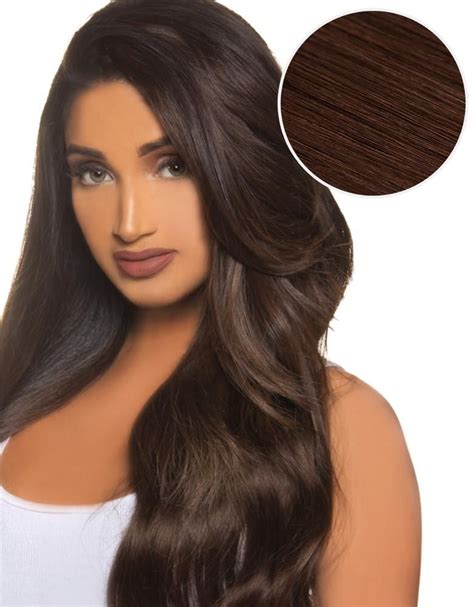 Side Swept Clip In Bangs Dark Brown 2 Bellami Brown Hair Colors Coffee Brown Hair Hair