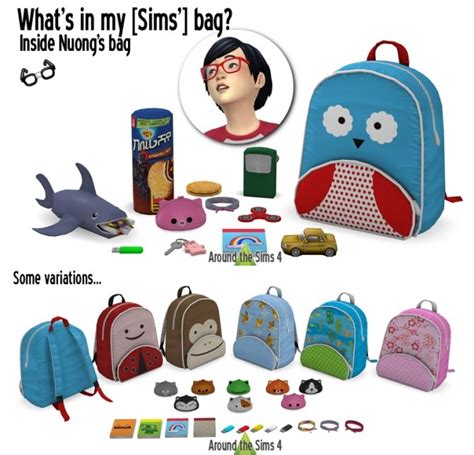 Handbag Clutter Nuong By Sandy At Around The Sims 4 Sims 4 Updates