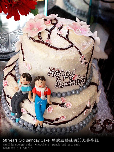 Maybe you would like to learn more about one of these? Birthday Cake for Twin Sisters (50 years old) | Flickr ...