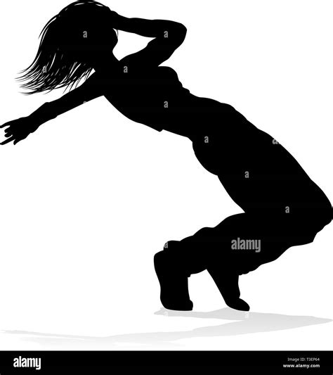 Street Dance Dancer Silhouette Stock Vector Image And Art Alamy