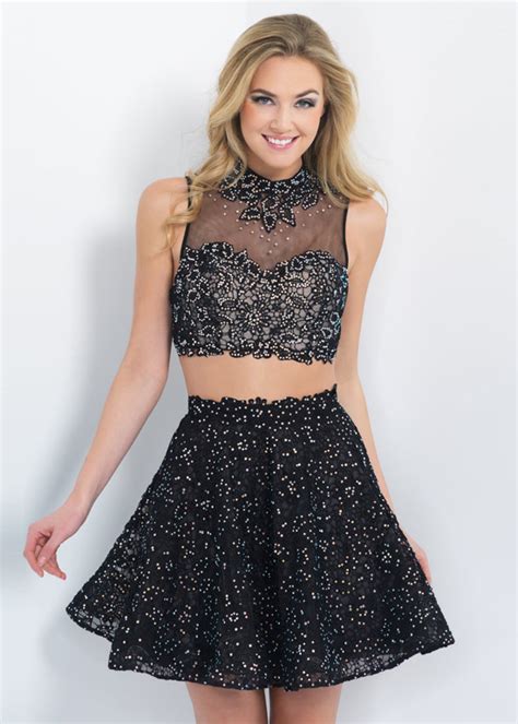 Black Lace 2 Piece Prom Dress And Fashion Show Collection Fashionmora