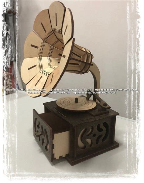Phonograph Old Record Player Turntable Free Dxf Downloads Files For