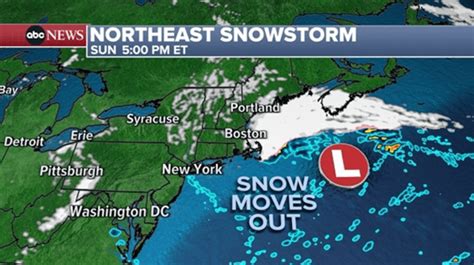 Winter Storm Expected To Move Offshore As Next Cross Country System