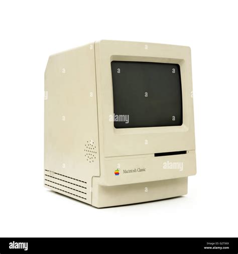 Vintage 1990 Apple Macintosh Classic M0420 Computer Stock Photo Alamy