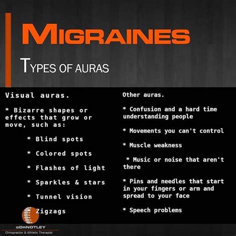 Examples Of Migraine Auras Include Visual Phenomena Such As Seeing Various Shapes Bright Spots