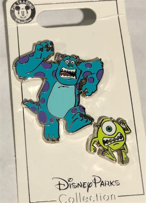 Disney Trading Pins Mike And Sullen From Monsters Inc Running 2 Pin