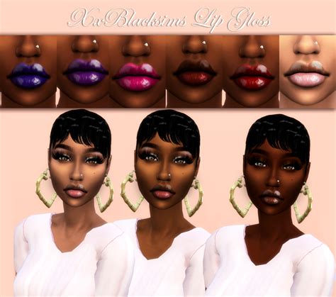 Xxblacksims Xxblacksims Lip Gloss Comes In 9 Swatches Kids