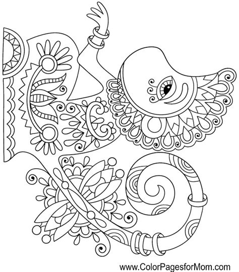 Animals 136 Advanced Coloring Page