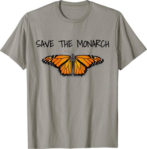 save the monarch butterfly nature lover advocacy apparel t shirt clothing