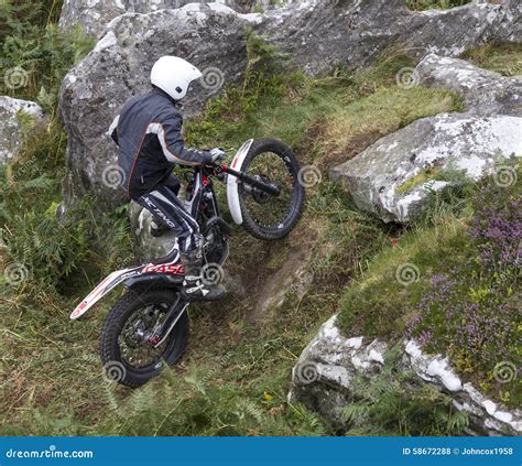 Trials Motorcycle Rider Editorial Stock Photo Image Of Northumberland