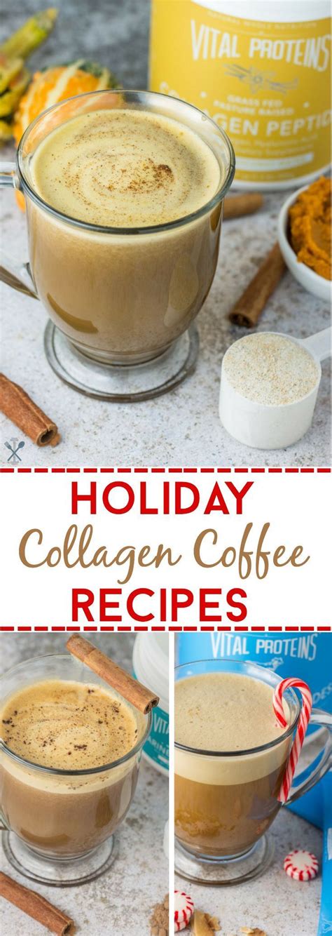 Holiday Collagen Coffee Recipes Coffee Recipes Collagen Coffee