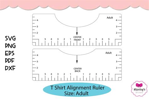 Shirt Alignment Tool T Shirt Placement Ruler Svg Free - 59+ File for Free