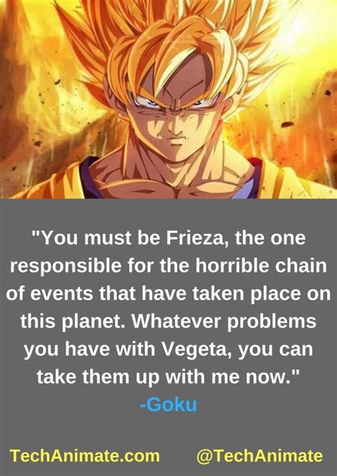 Generating so much energy wih his punches that along with beerus's punches they contributed to the near destruction of universe 7. Goku Quotes - Comicspipeline.com